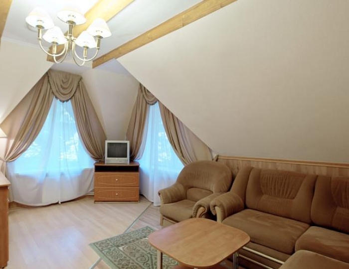 Корпус № 10 «Б» Двухэтажный коттедж «Джуниор сюит» 2 комнатный - Курорт-парк «Союз МИД»